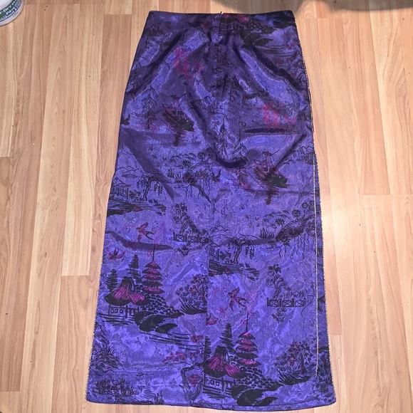 NWOT Zara Maxi Skirt Size Small Oriental Style - Picture 5 of 9